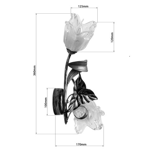 Бра и настенный светильник «Лизавета» 17202 (2012)